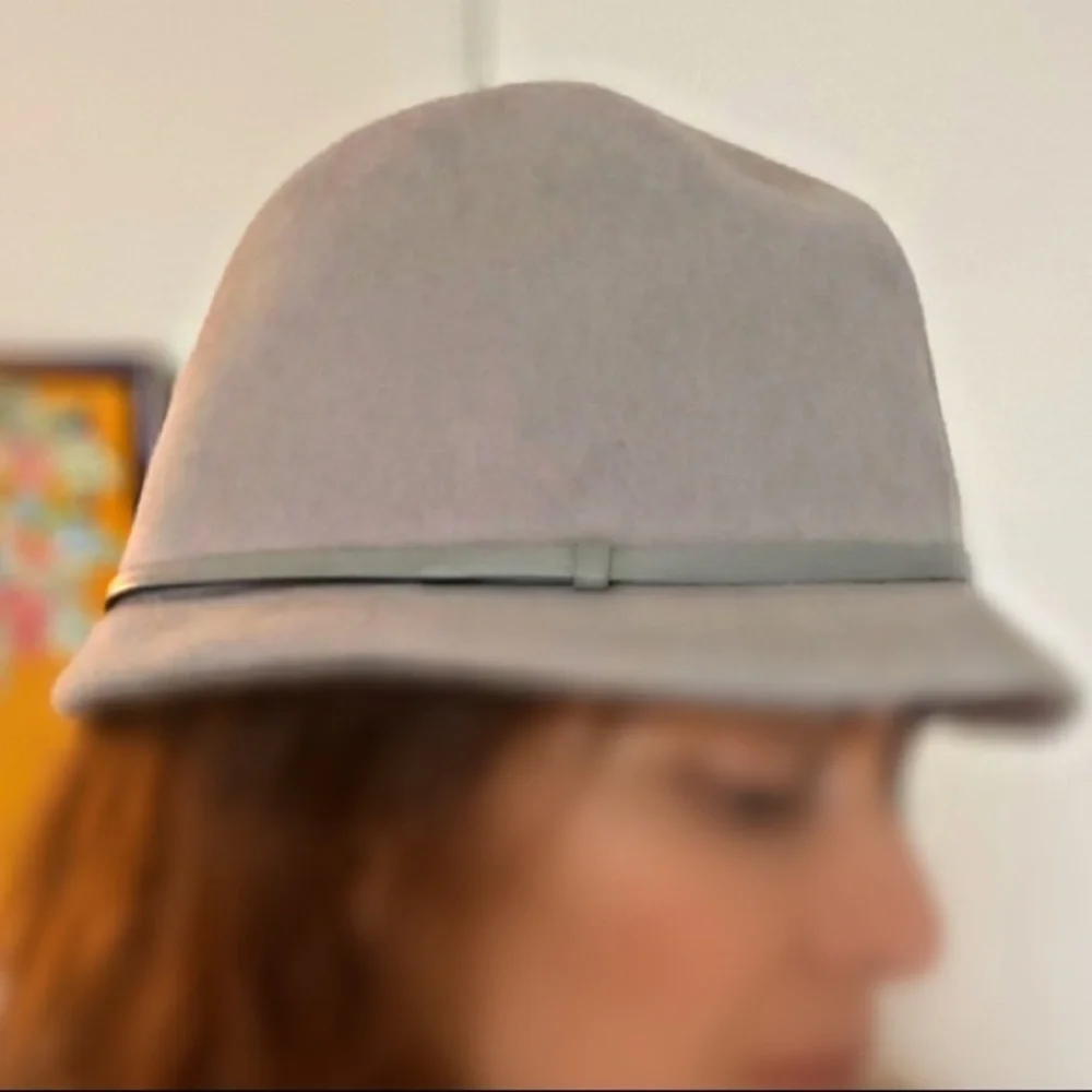 Gray Tango asymmetrical hat minor scuffing